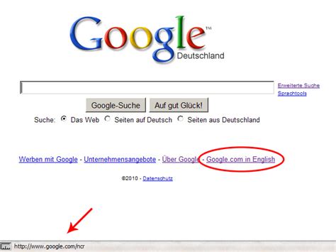 Search google.com  in English  | Ginchens Blog