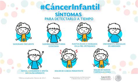 Secretaría de Salud alerta por síntomas de cáncer infantil