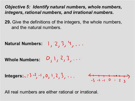 Section 1.2 The Real Number Line.   ppt video online download