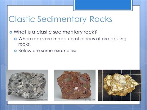 Sedimentary Rocks What is the difference between clastic ...