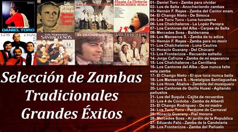 Selección de Zambas Tradicionales   Grandes Exitos ...