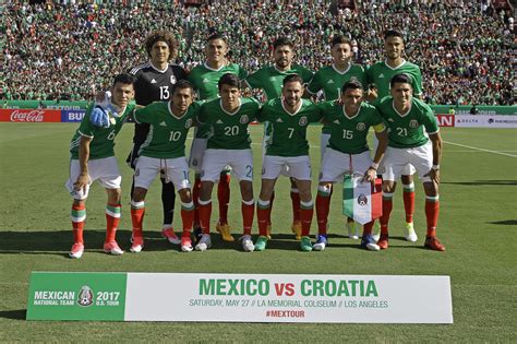 Selección Mexicana en el lugar 17 del mundo según la FIFA