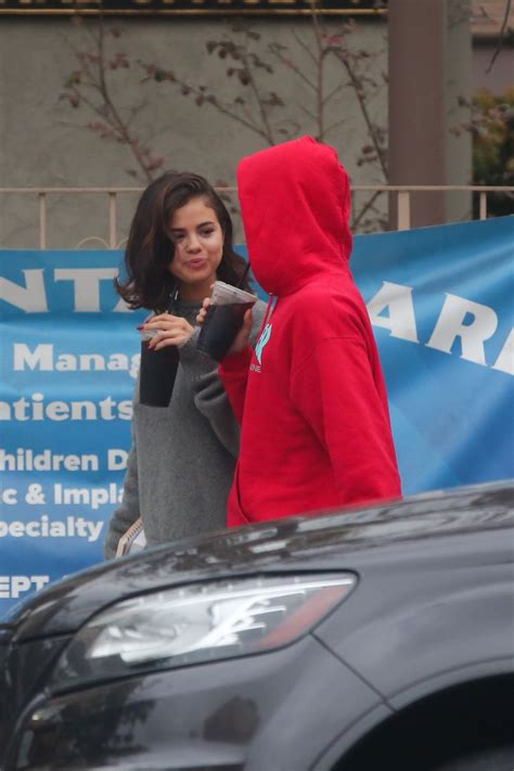 SELENA GOMEZ and Justin Bieber Out in Los Angeles 11/01 ...