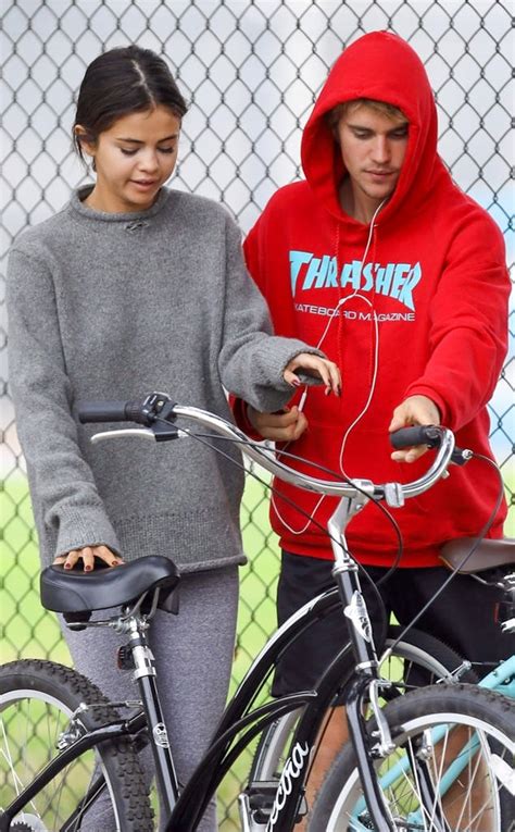 Selena Gomez and Justin Bieber Share Sweet Moment on Bike ...