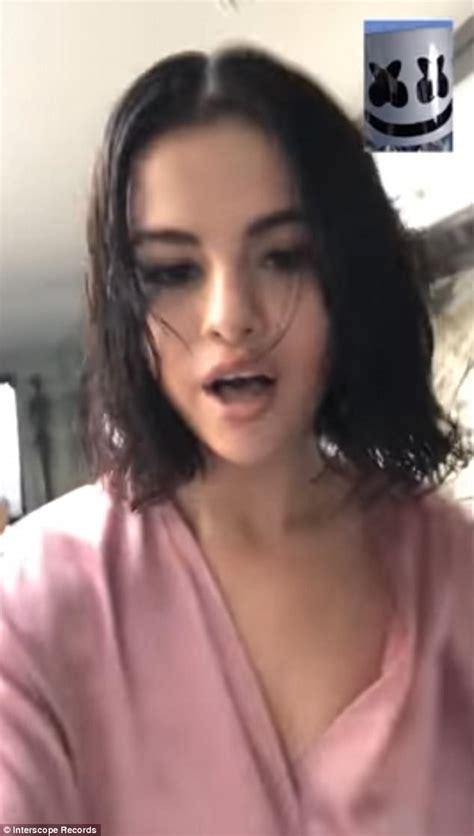 Selena Gomez dances in silk robe in Marshmello music video ...