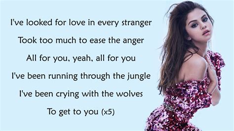 Selena Gomez, Marshmello Wolves Lyrics YouTube