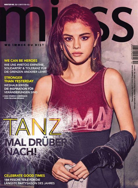 Selena Gomez   Miss Magazine Winter 2017 2018