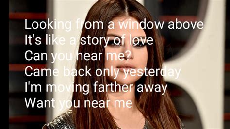 Selena Gomez   Only you lyrics   YouTube