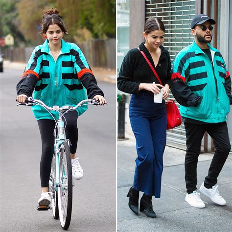 Selena Gomez Wears The Weeknd s Jacket After Split: Pics