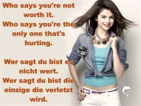Selena Gomez   Who Says   Lyrics + Übersetzung     YouTube