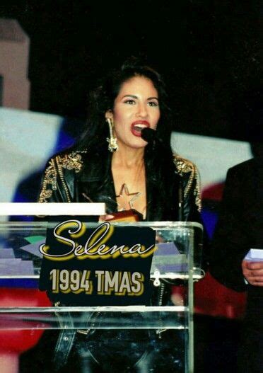 Selena Quintanilla at the Tejano Music Awards in 1994 ...