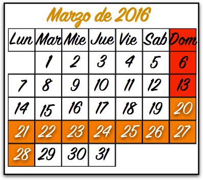 Semana Santa 2018   CalendarioLaboral.com.mx