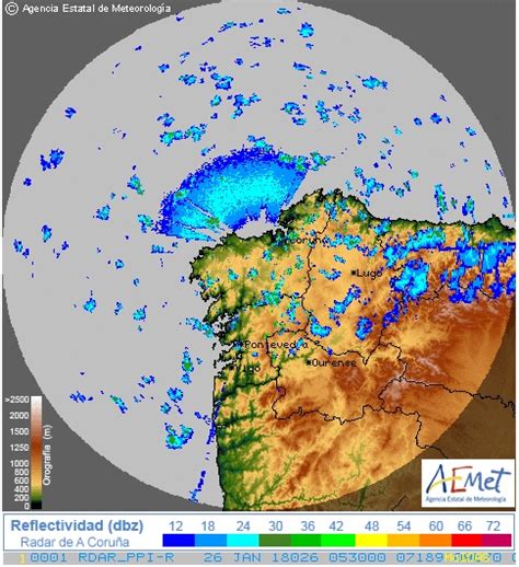 Señales anómalas en el radar meteorológico de Galicia de ...