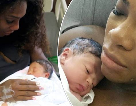 Serena Williams introduces baby daughter to the world ...