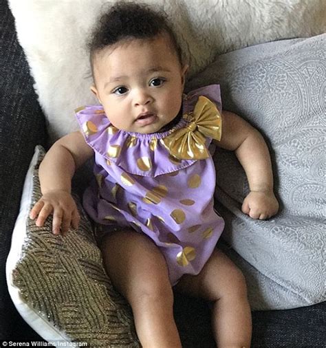 Serena Williams shares adorable photos of baby girl Alexis ...