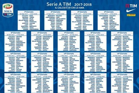 Serie A 2017 2018: anticipi e posticipi 1° e 2° giornata ...