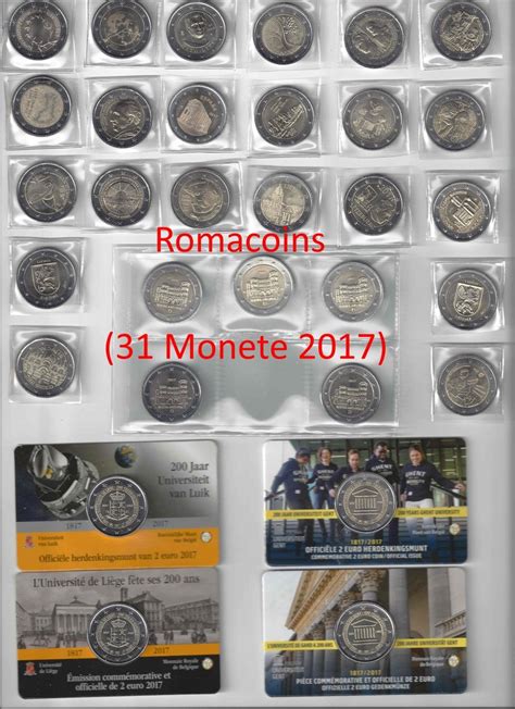 Serie Completa 2 Euros Conmemorativos 2017 31 Monedas ...