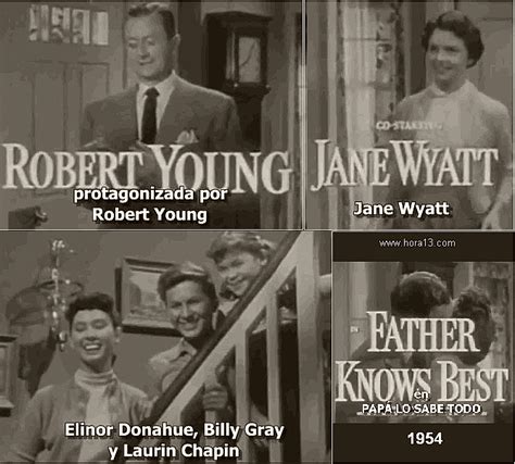 serie de tv , papa lo sabe todo ,año 1954 , interpretes ...