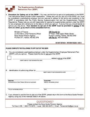 serp employer participation form.pub Fill Online ...