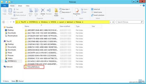 Server 2012   Import Windows 10 ADMX GPO   Alexandre VIOT