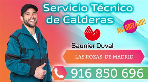 Servicio Técnico Calderas Saunier Duval en Las Rozas de Madrid