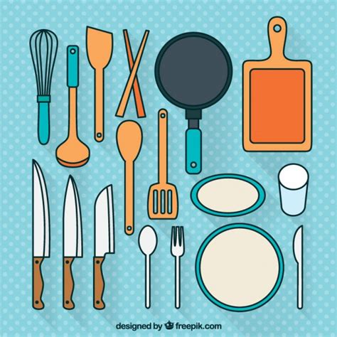 Set de utensilios de cocina | Descargar Vectores gratis