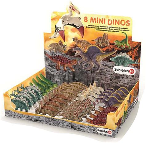 Set of Schleich Mini Dinosaurs