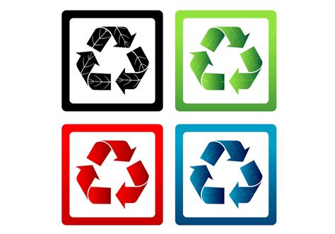 Set of Vector Recycle Symbols   Download Free Vector Art ...