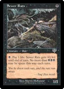 Sewer Rats   Creature   Cards   MTG Salvation