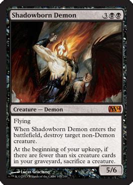 Shadowborn Demon from M14 Spoiler