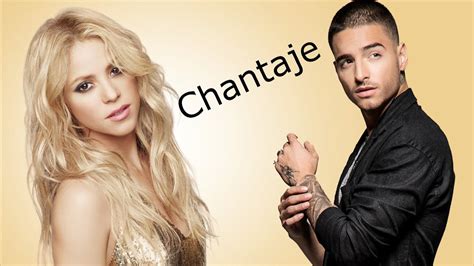 Shakira y Maluma   Chantaje  letra    YouTube