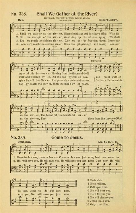 Shall We Gather at the River?   Hymnary.org | HYMNS ...