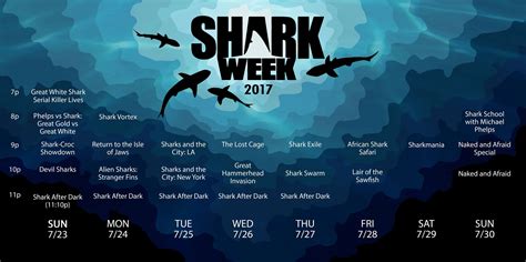 SHARK WEEK 2017 Schedule | SEAT42F