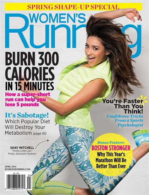 Shay Mitchell   Women s Running Magazine   April 2014 Cover