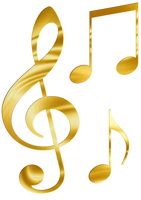 Sheet Music Gold · Free image on Pixabay