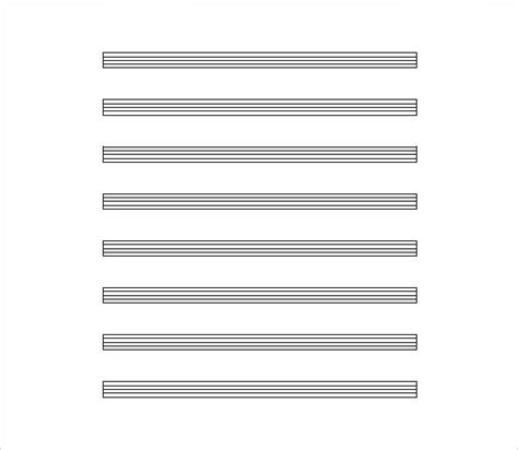 Sheet Music Template – 9+ Free Word, PDF Documents ...
