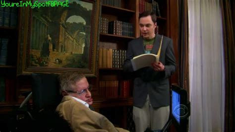 Sheldon Meets Stephen Hawking   The Big Bang Theory   YouTube