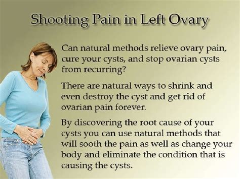 Shooting Pain In Left Ovary