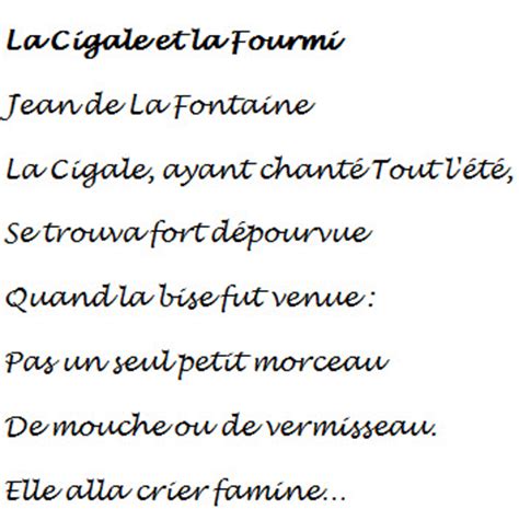 Short French Poems