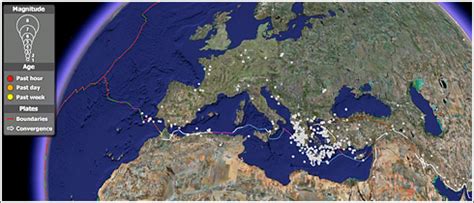 Сhoza acogedora personales: Google earth en tiempo real
