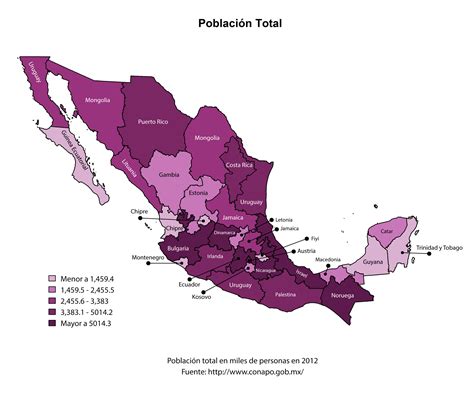Si los estados de México fueran países | Estados de mexico ...