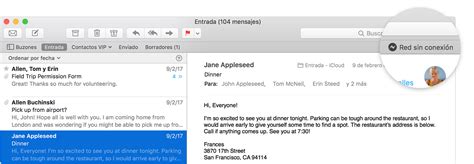 Si no puedes enviar o recibir correo electrónico en el Mac ...