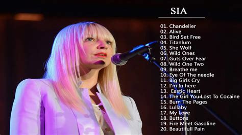 Sia Greatest Hits   Sia Full Album 2017   YouTube