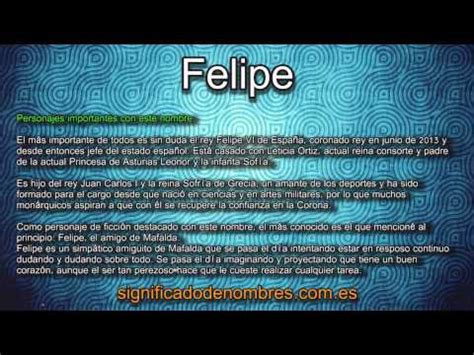 Significado de Felipe   YouTube
