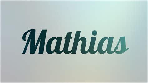Significado de Mathias, nombre Alemán para tu bebe niño o ...