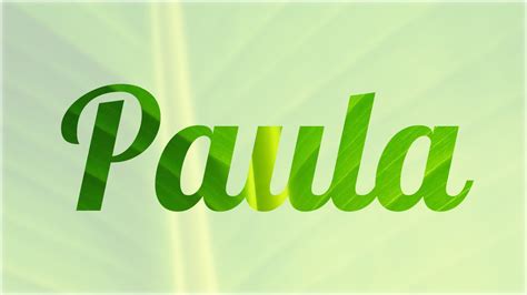 Significado de Paula, nombre Español para tu bebe niño o ...