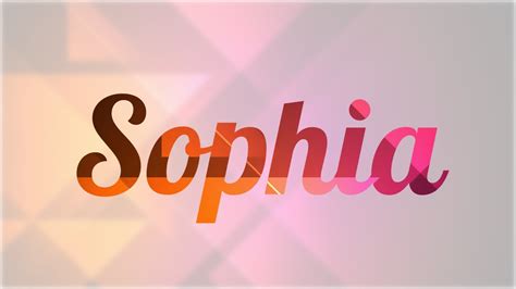 Significado de Sophia, nombre Inglés para tu bebe niño o ...
