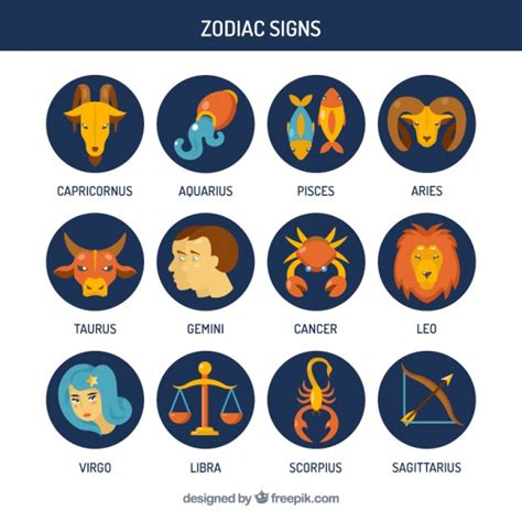 Signos zodiacales | Descargar Vectores gratis
