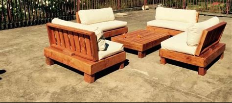 Sillones Pallet Juego Exterior Pallets Palet   $ 2.350,00 ...