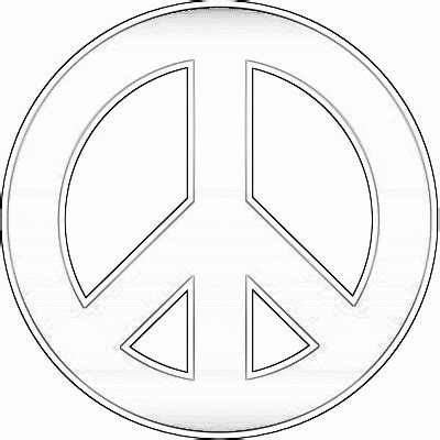 Simbolo paz 3d   Dibujalia   Dibujos para colorear   Paz y ...